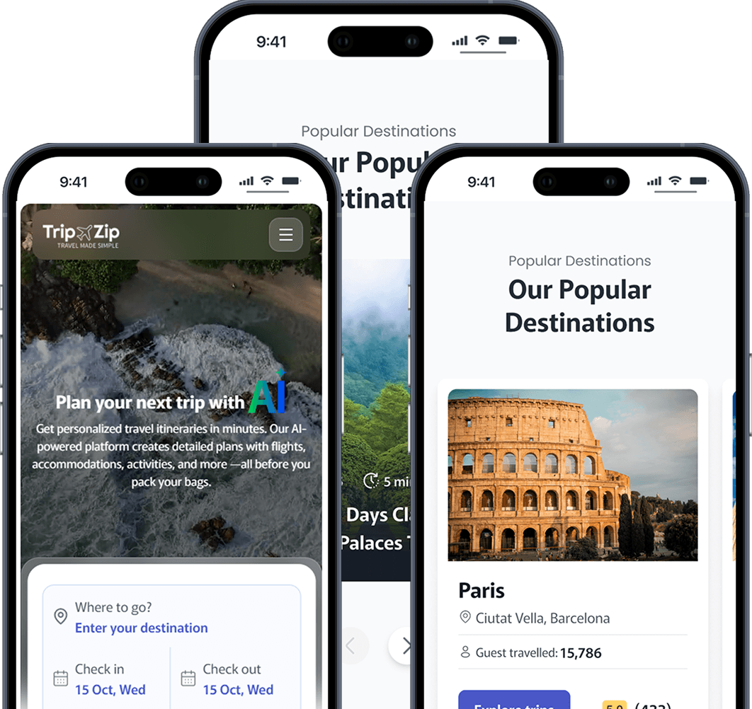 TripZip App Demo